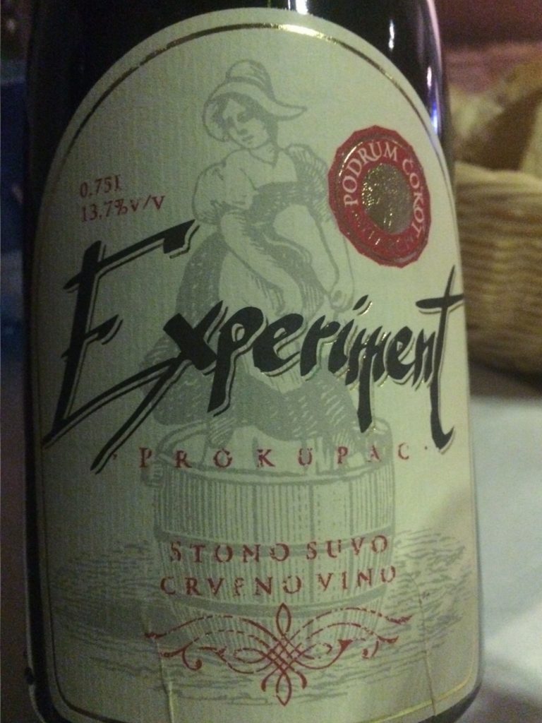 Podrum Ćokot, Experiment, Prokupac, Serbian Wine