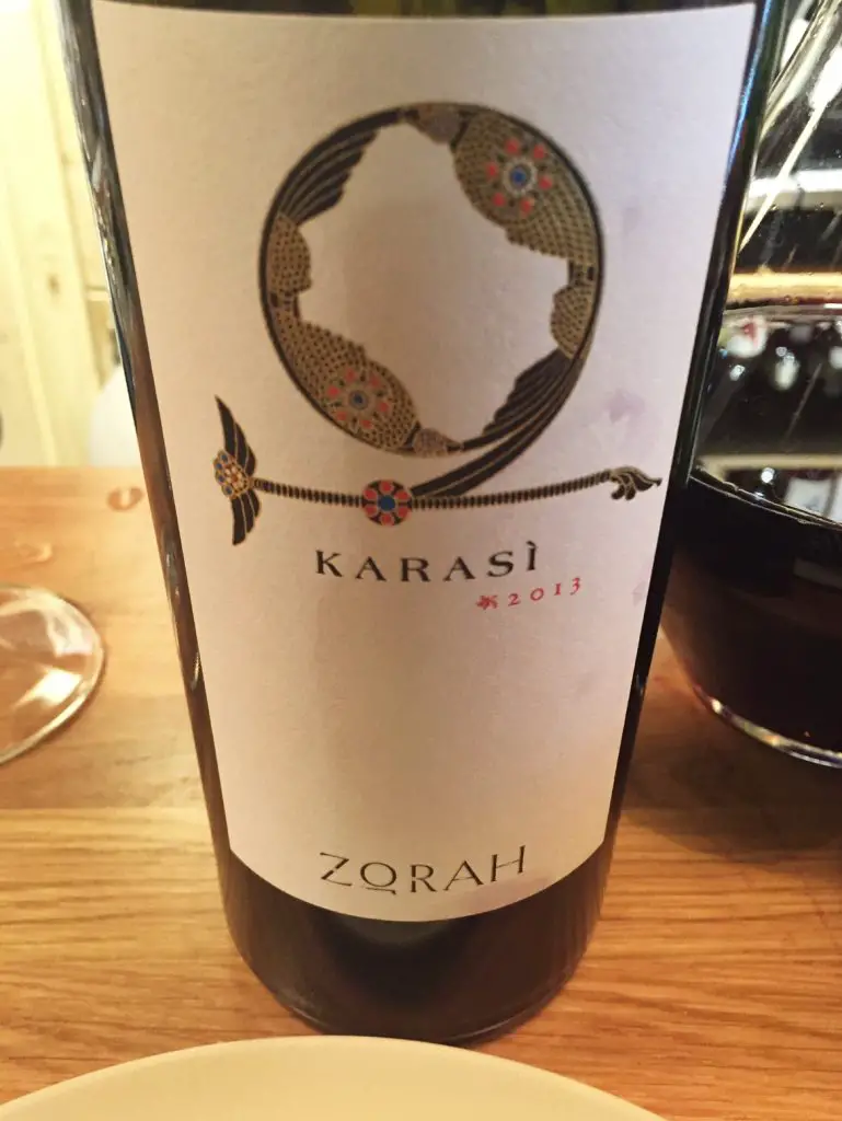 Zorah Karasi Zorah Winery Armenian Wine