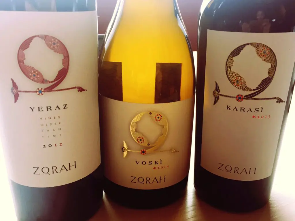 zorah wines portfolio zorah karasi yeraz voski