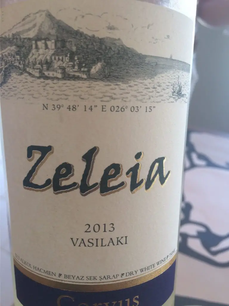 Corvus Zeleia Vasilaki - Turkish White Wine Bozcaada