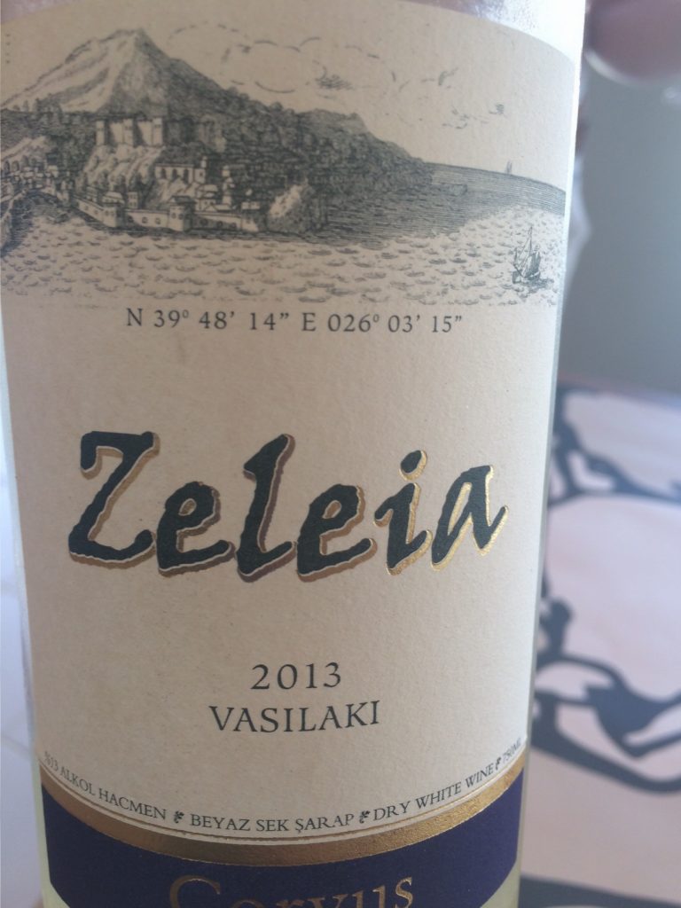 Corvus Zeleia Vasilaki - Turkish White Wine Bozcaada