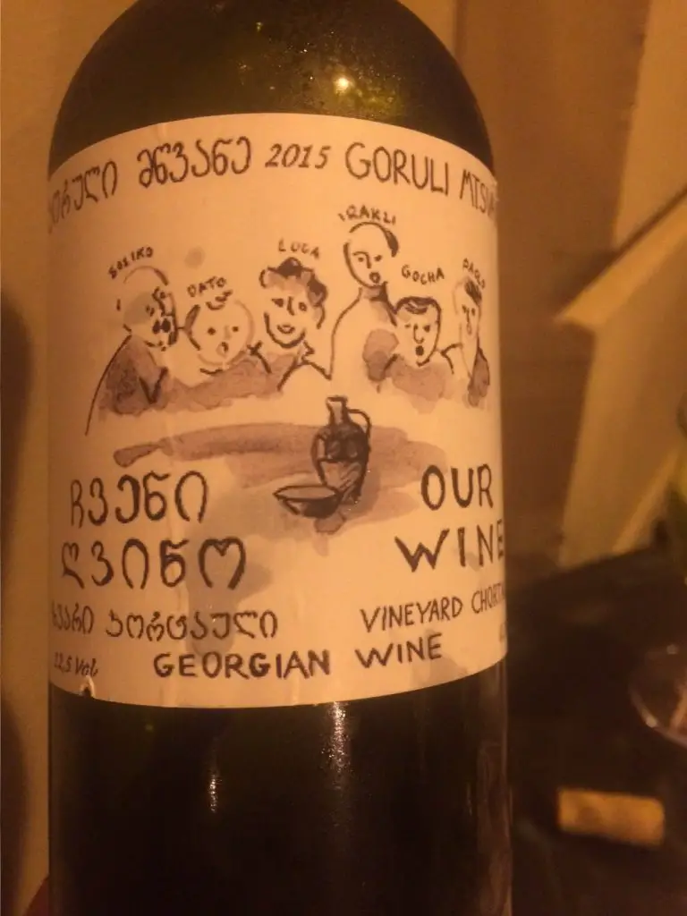 Soliko Our Wine Goruli Mtsvane 2015 ancient wine grape