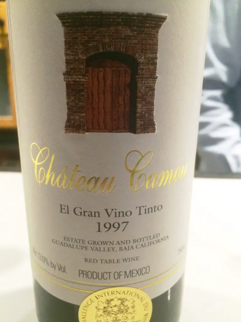 Chateau Camou, El Gran Vino Tinto, 1997 (Baja, Mexico) - best wine 2016