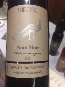 Stobi Pinot Noir macedonian wine