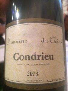 Domaine du Chêne, Condrieu 2013