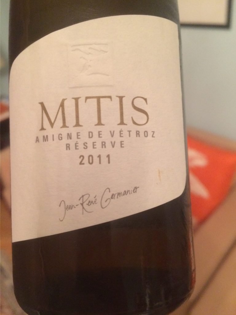 Jean-Rene Germainer, Mitis Amigne de Vetroz Reserve