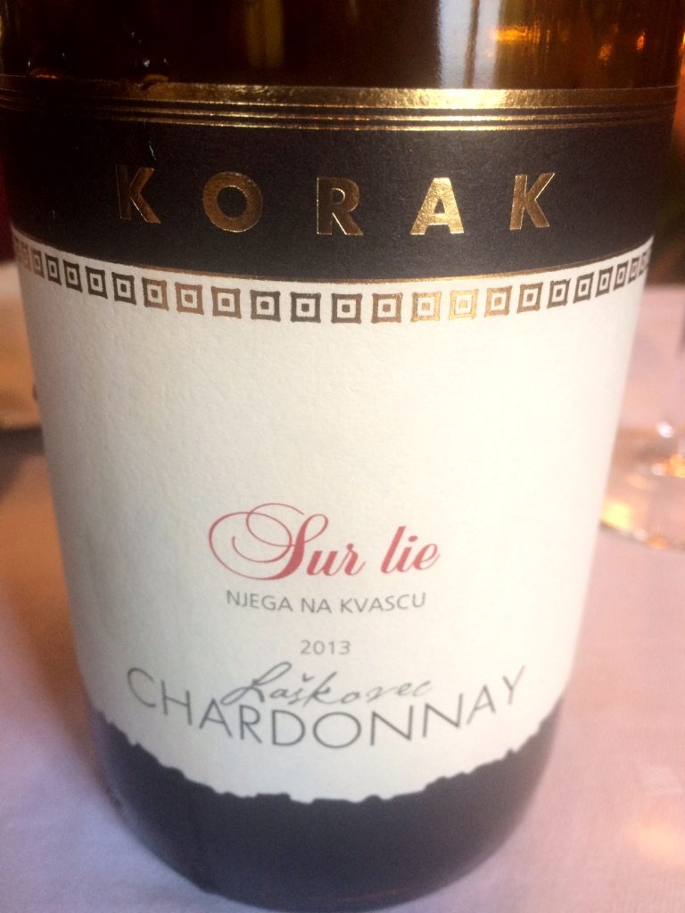 korak chardonnay sur lie