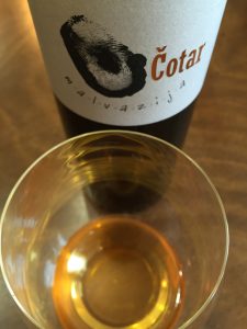 Amber Wine: Čotar Malvazija Slovenian Wine