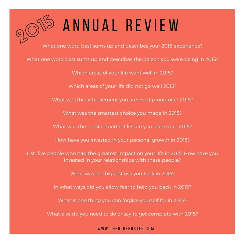 annual review personal development