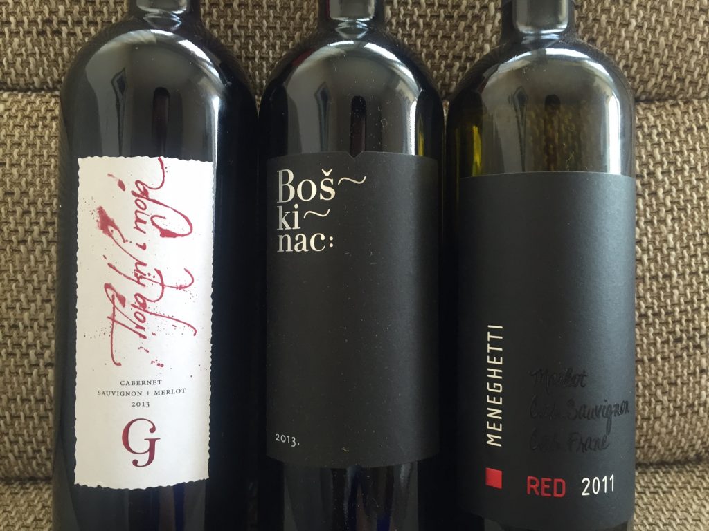 Croatian Bordeaux Blends