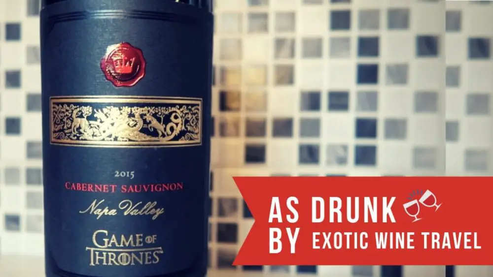 Game of Thrones Wine Cabernet Sauvignon Napa Valley