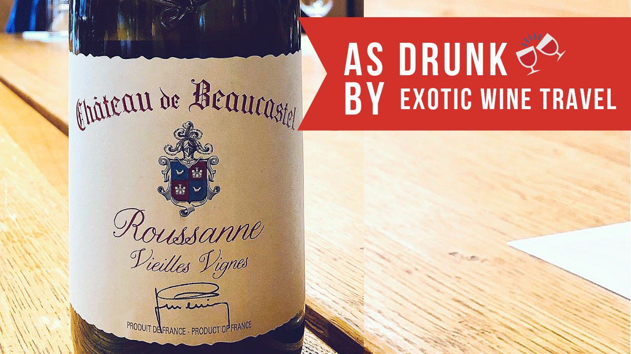 Chateau de Beaucastel Roussanne Vielles Vignes 2017