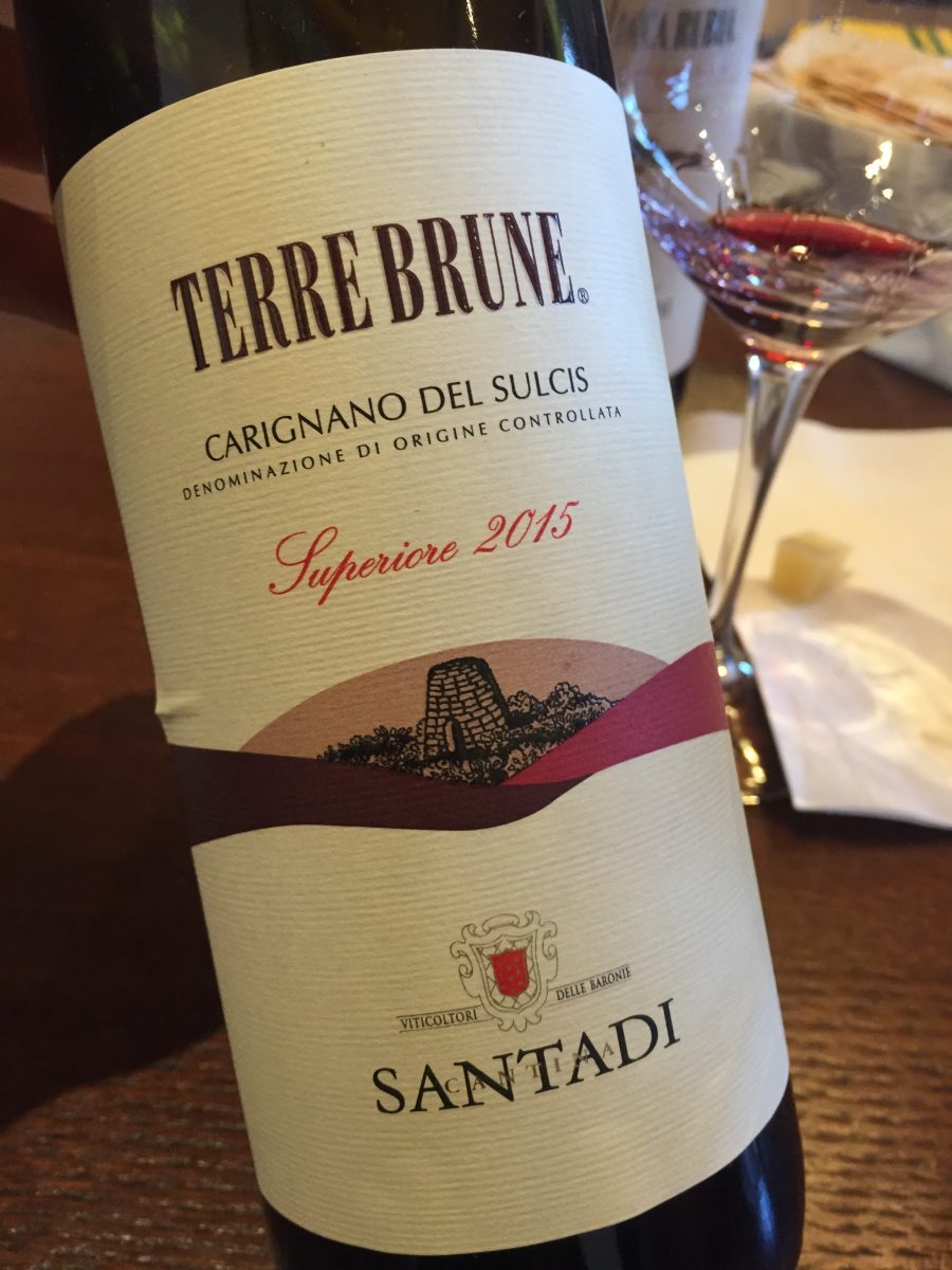 Santadi Terre Brune Carignano del Sulcis Superiore