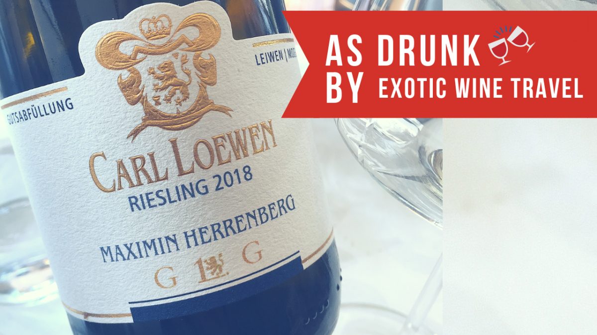 Carl Loewen Maximin Herrenberg Riesling 2018 GG