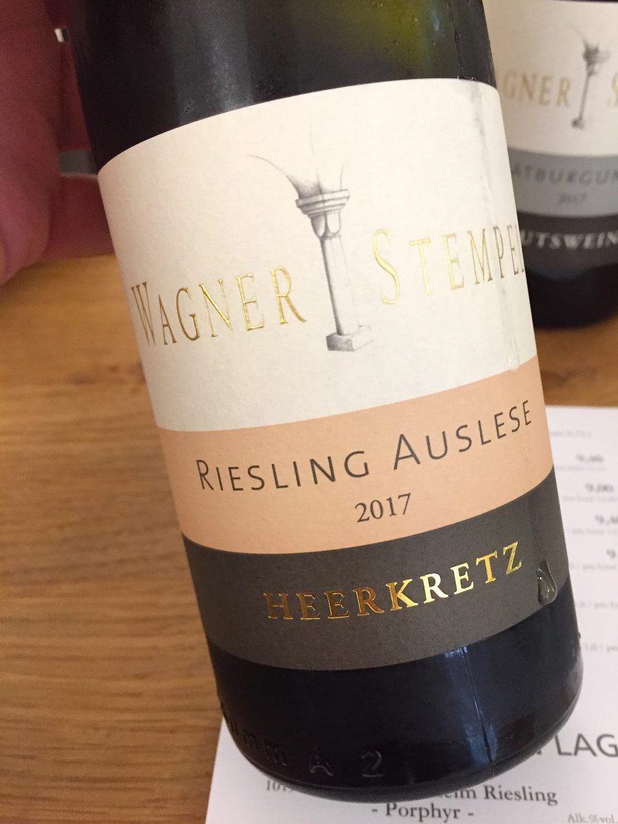 Wagner Stempel heerkretz riesling auslese