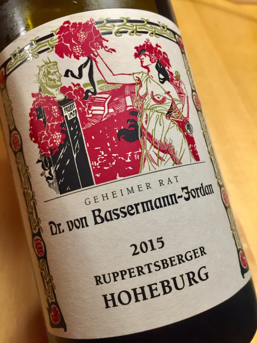 dr von bassermann jordan ruppertsberger hoheburg riesling