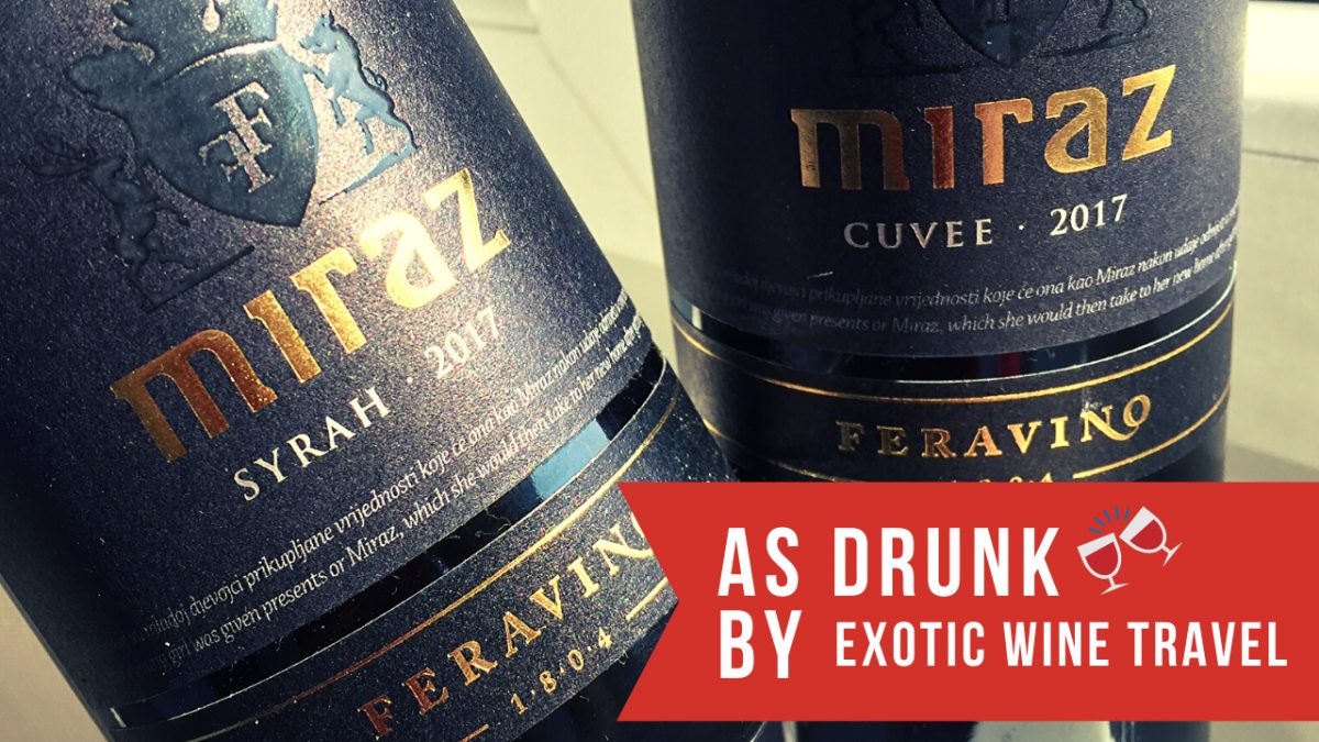 Feravino Miraz Cuvee Miraz Syrah