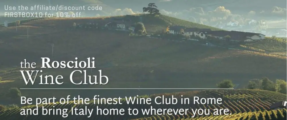 Roscioli Wine Club Discount Code