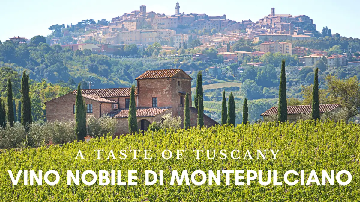 Tuscan Wine Vino Nobile di Montepulciano