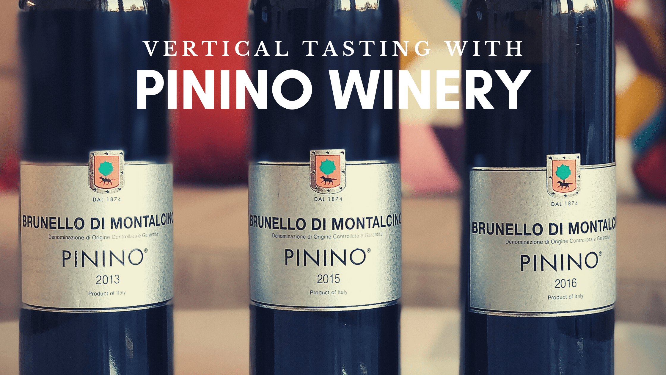 pinino brunello di montalcino vertical tasting