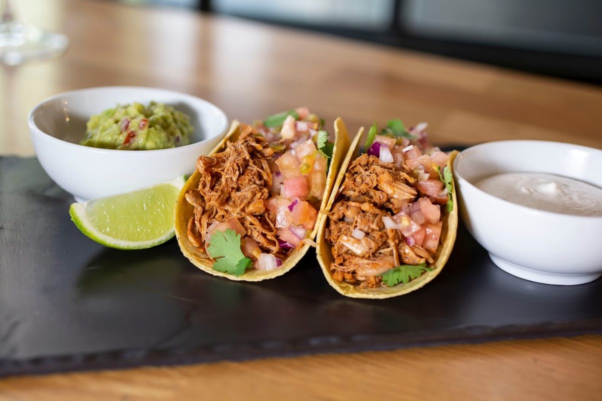 Image of vegan tacos in Copenhagen restaurant