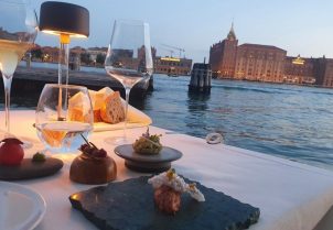 Image of a table with food served at Ristorante Riviera