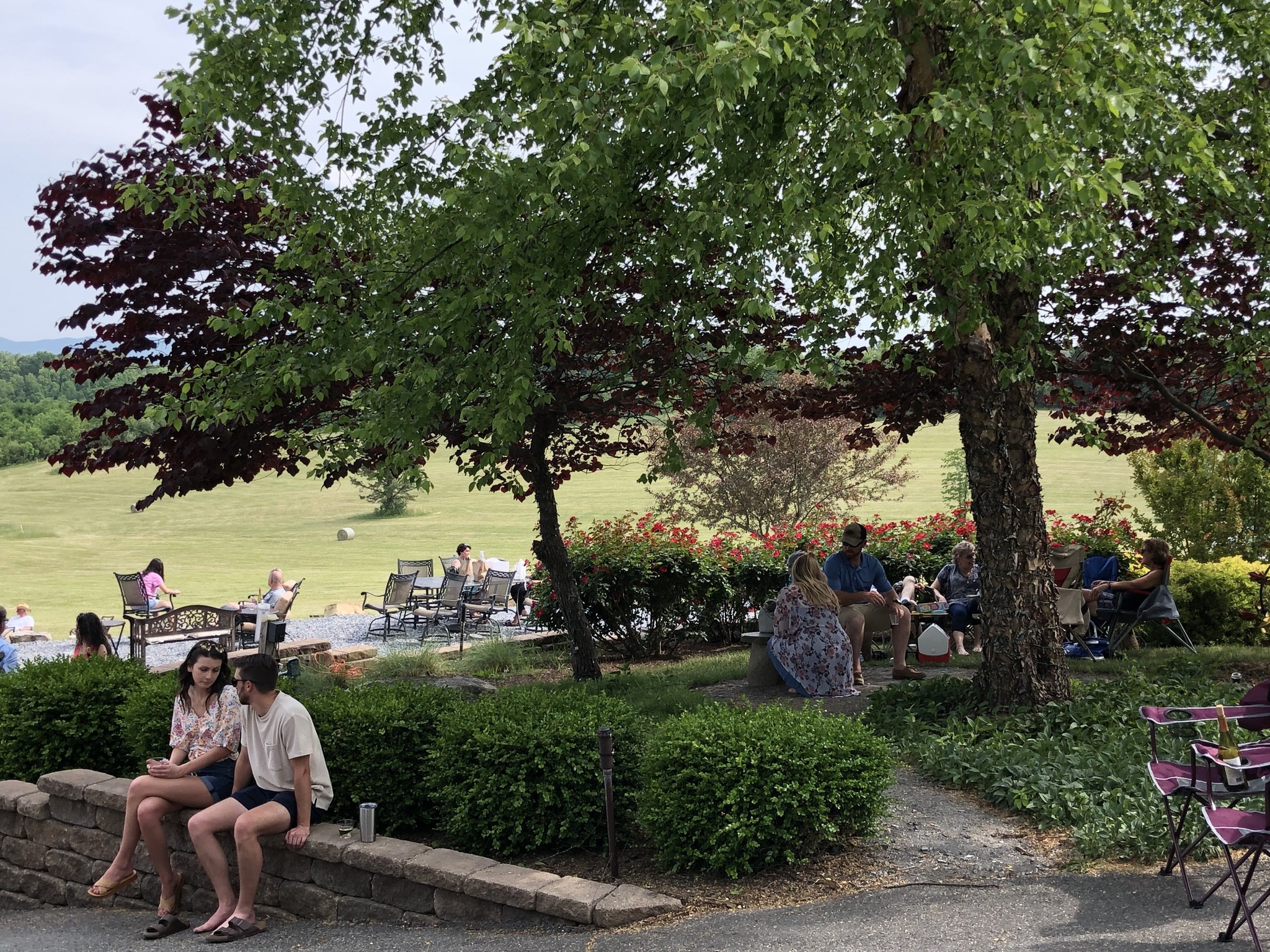 Image of Virginia Mountain Vineyards winery outdoor