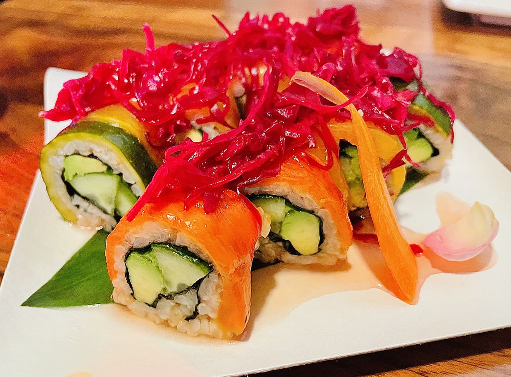 Image of a vegan dish at Shojin restaurant