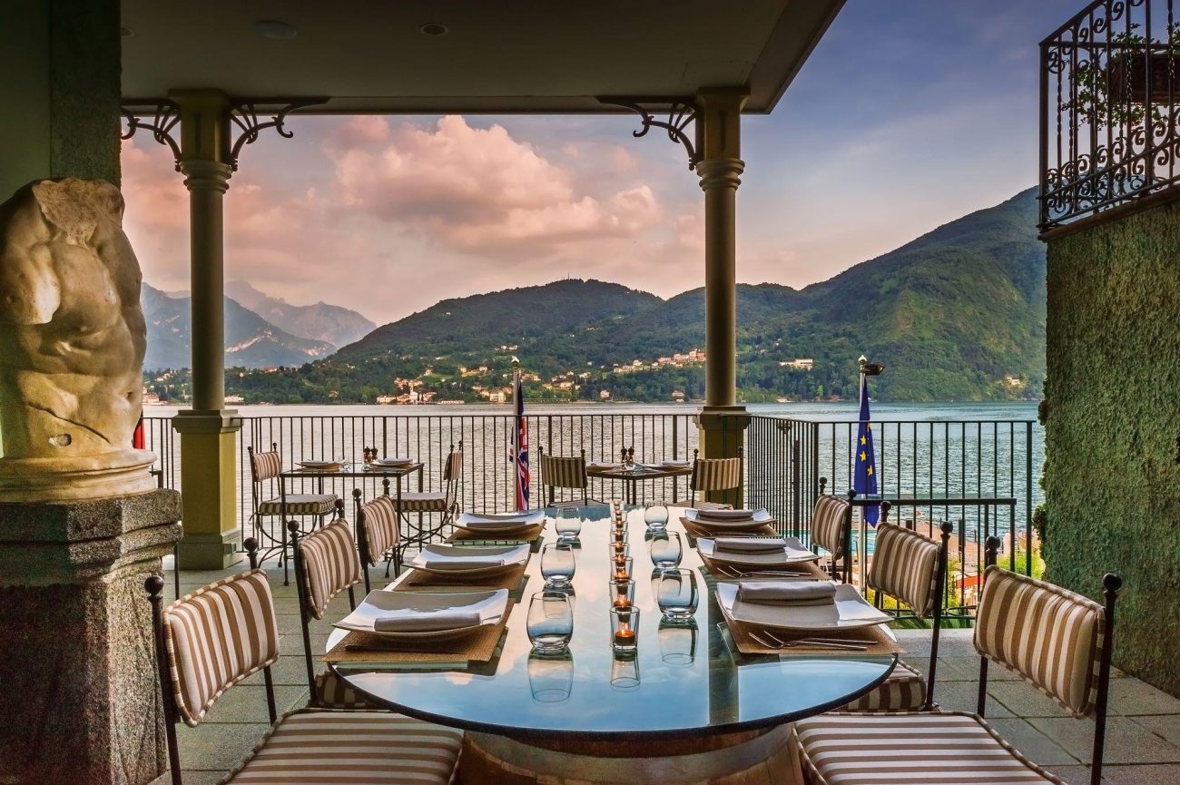 Featured image of La Terrazza Lake Como restaurant view