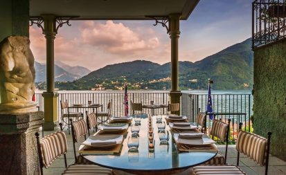 Featured image of La Terrazza Lake Como restaurant view