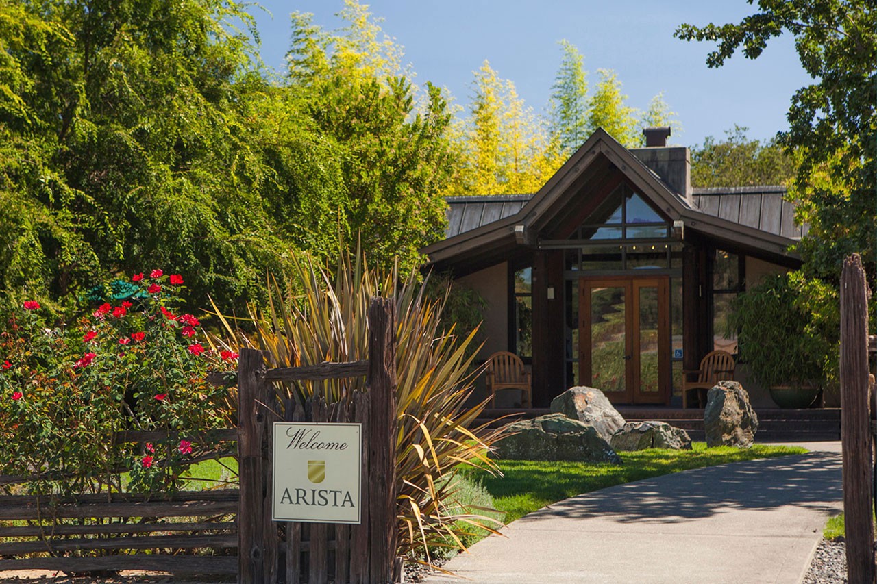 Image of an entrance in Arista Winery