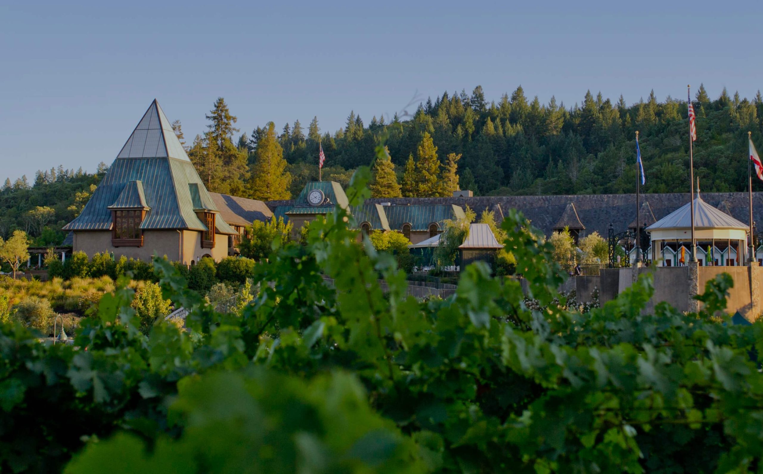 Image of exterior of Francis Ford Coppola Winery
