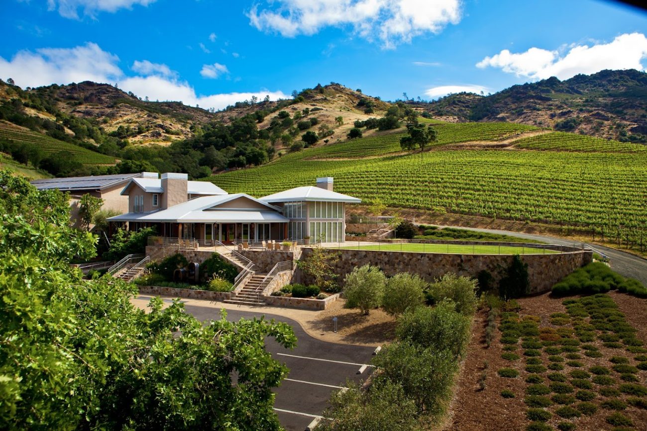 Aerial image of Shafer Vineyards