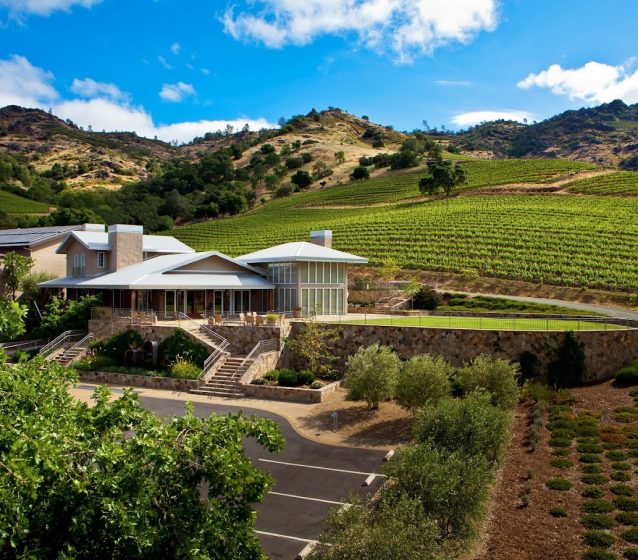 Aerial image of Shafer Vineyards